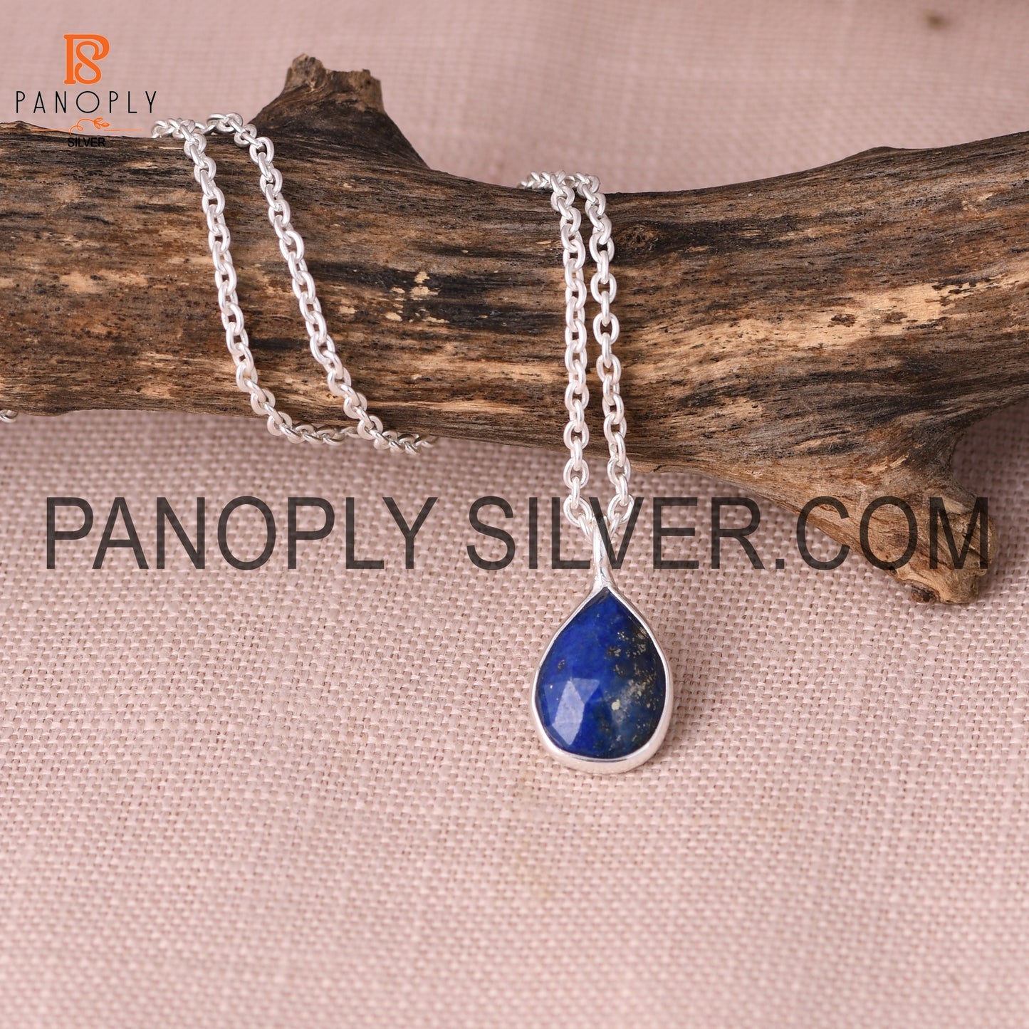 Natural Gemstone Lapis Lazuli Drop Pendant