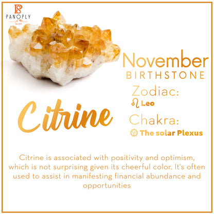 Citrine Triangular Shape 925 Sterling Silver Ring