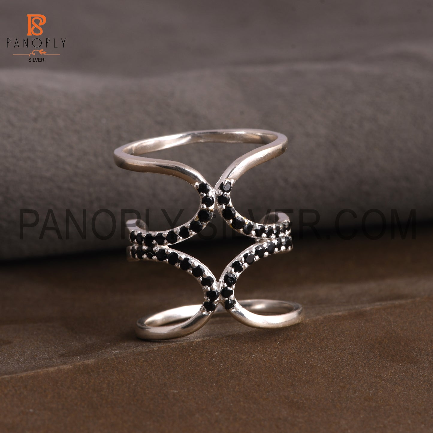 925 Sterling Silver  Kunkle Statement Engagement Ring