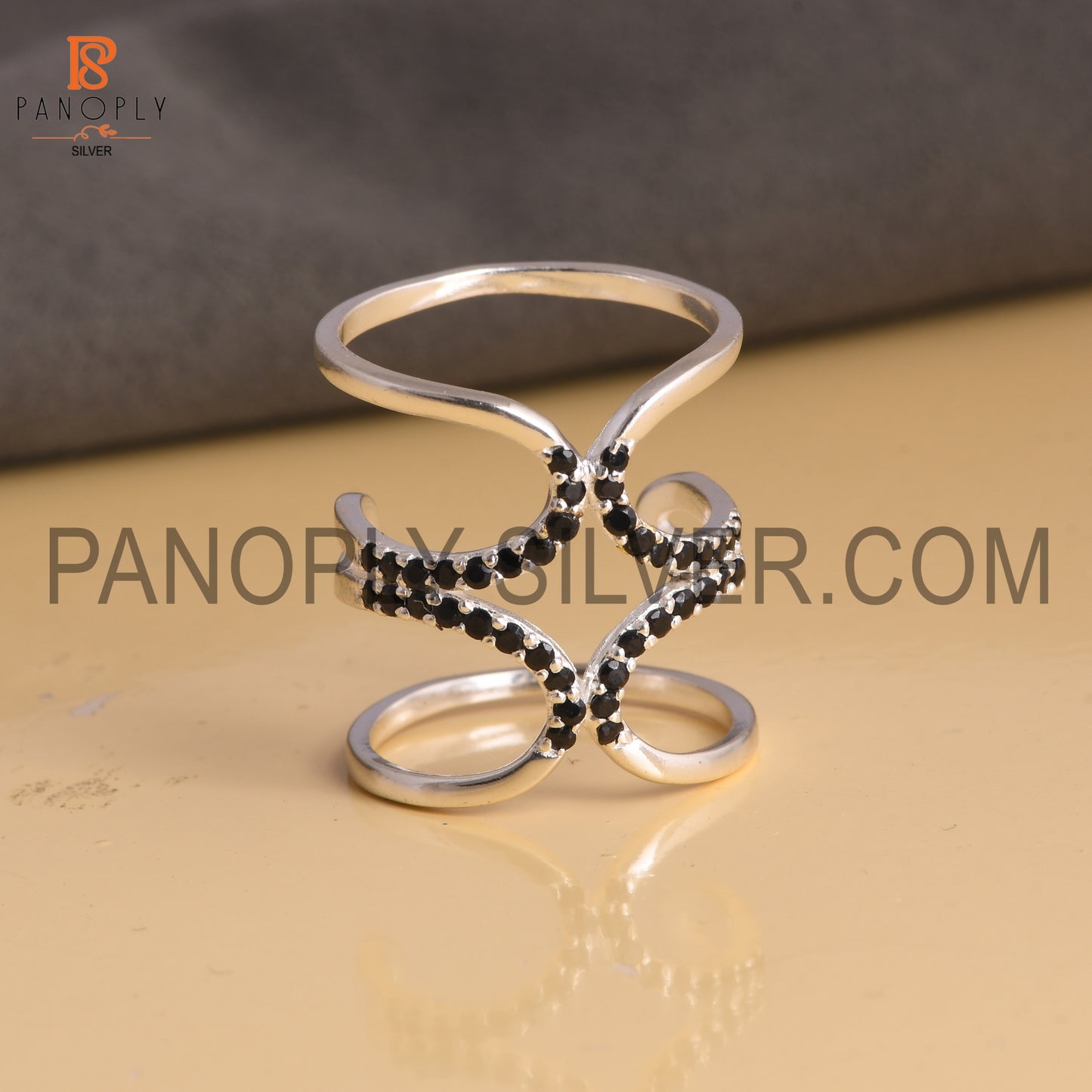 925 Sterling Silver  Kunkle Statement Engagement Ring