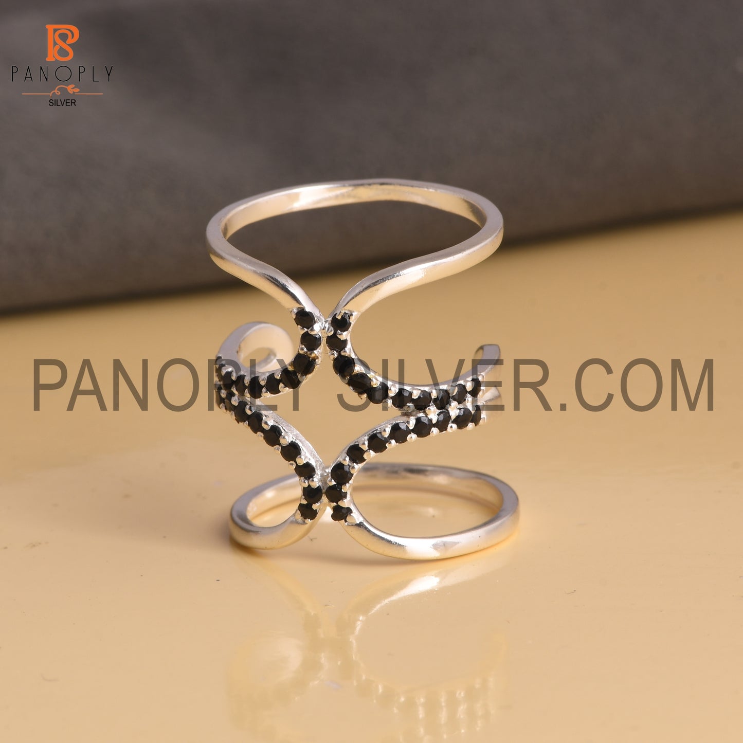 925 Sterling Silver  Kunkle Statement Engagement Ring