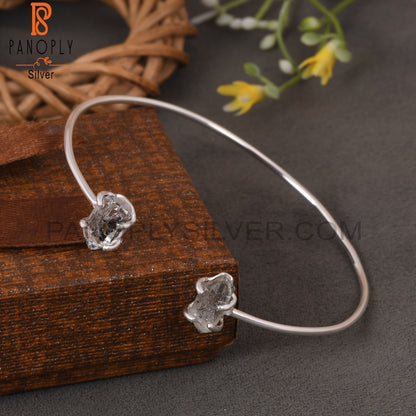 Herkimer Diamond 925 Quality Openable Bangles