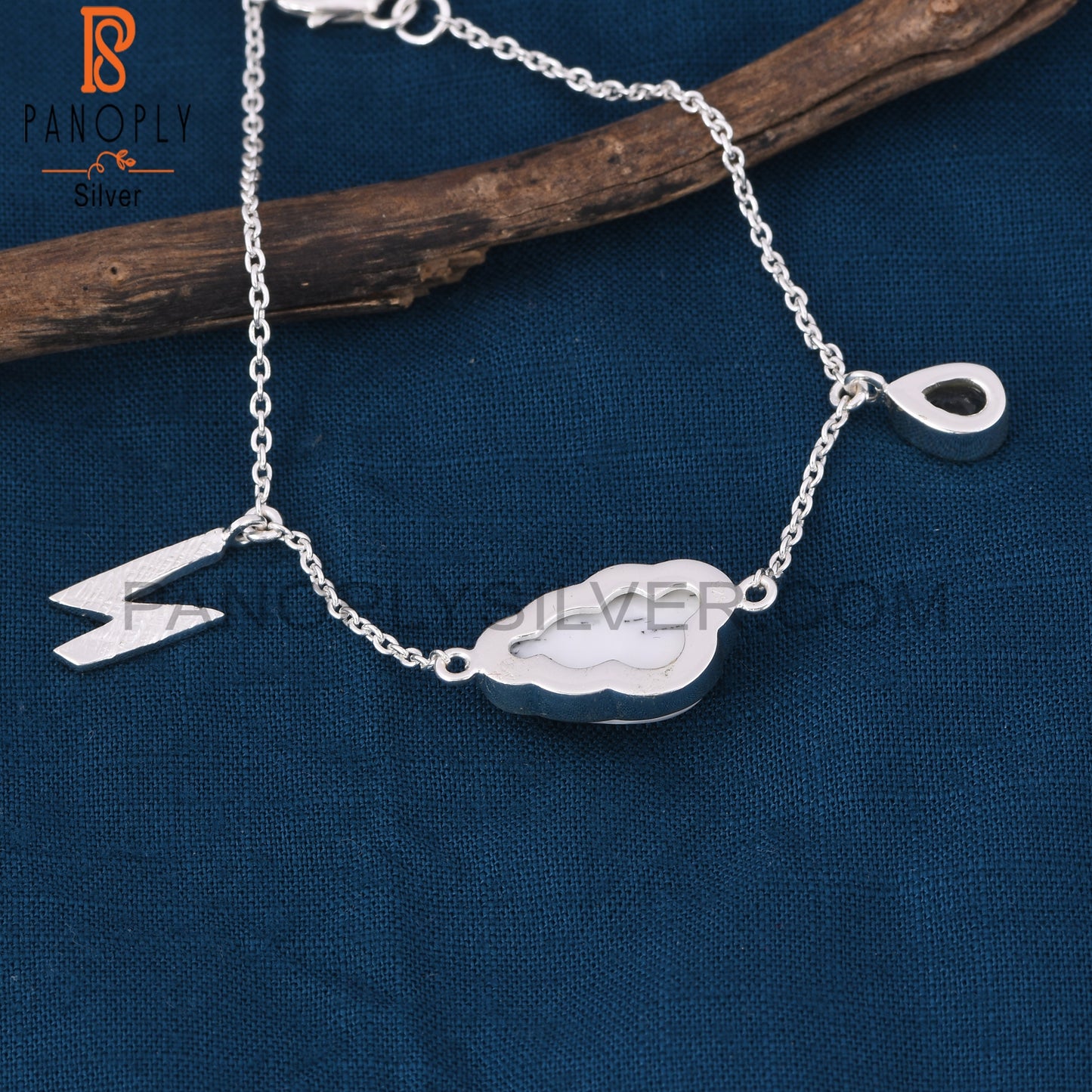 clouds Palm bracelet chain links