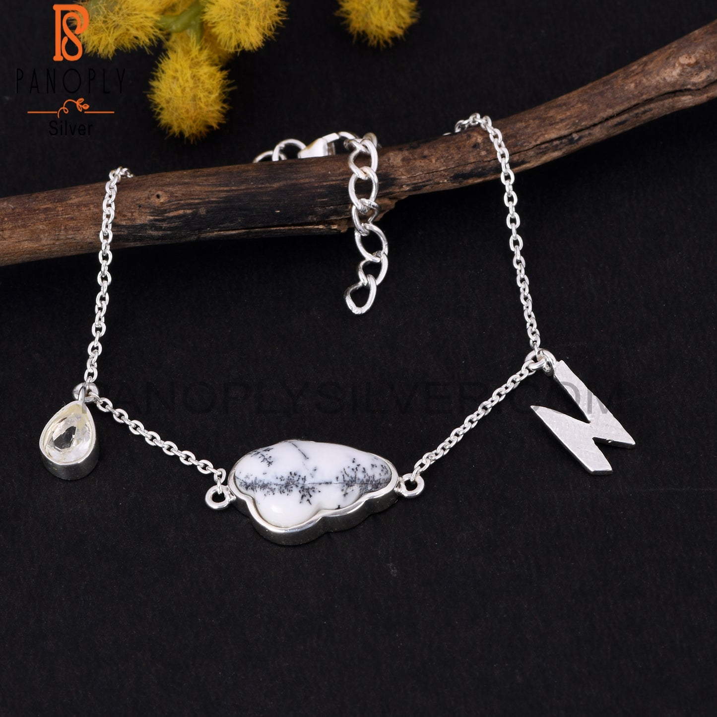 clouds Palm bracelet chain links