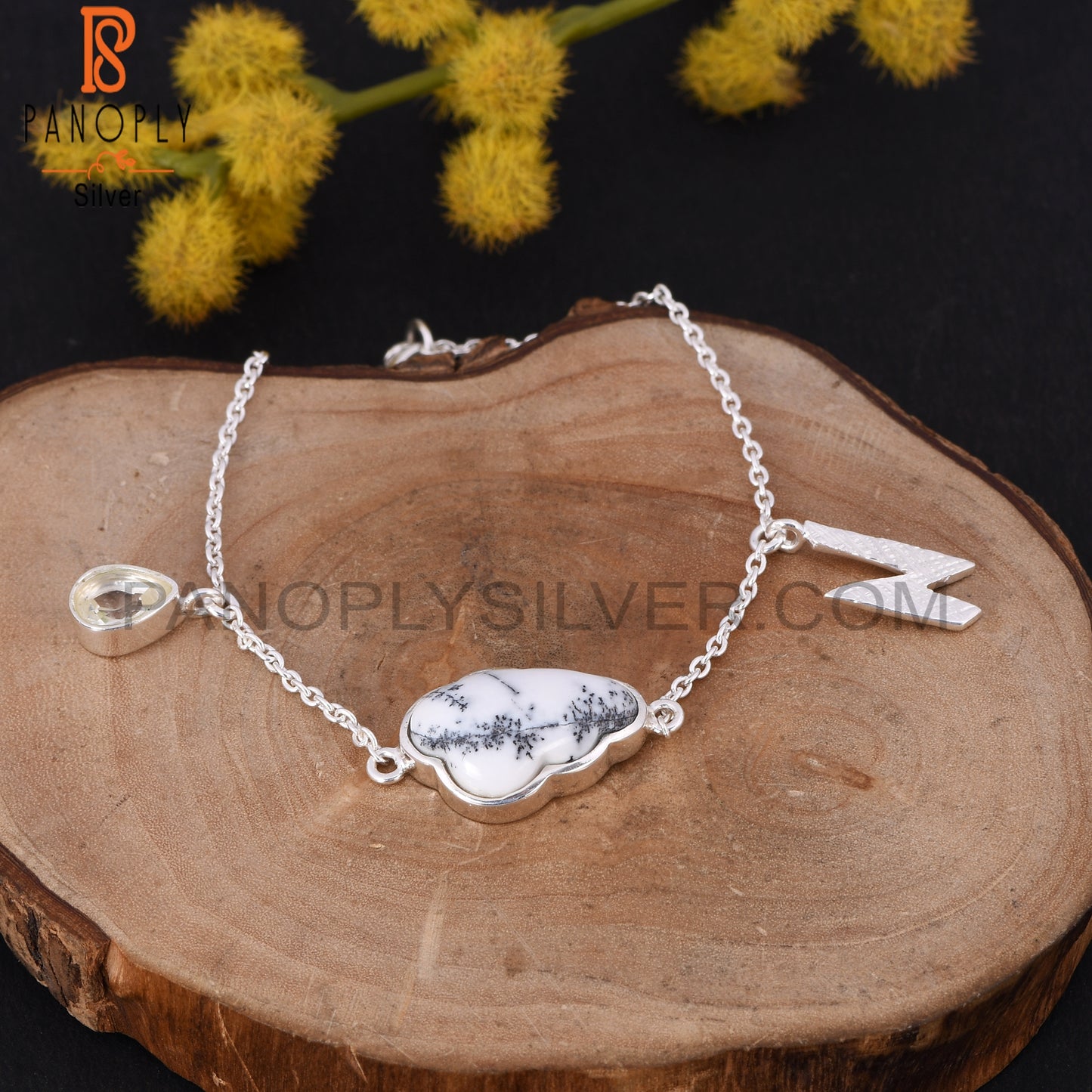 clouds Palm bracelet chain links