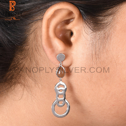 925 Sterling Silver Smoky Quartz Jewelry For Girls
