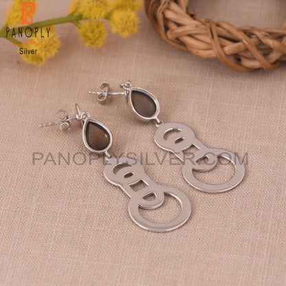 925 Sterling Silver Smoky Quartz Jewelry For Girls