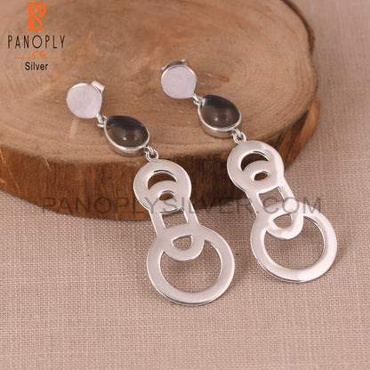 925 Sterling Silver Smoky Quartz Jewelry For Girls