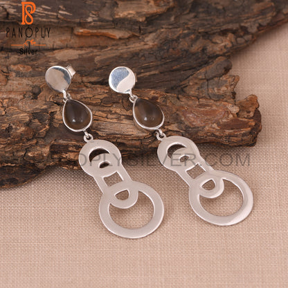925 Sterling Silver Smoky Quartz Jewelry For Girls