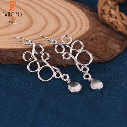Squiggle Shape Dangle Earrings