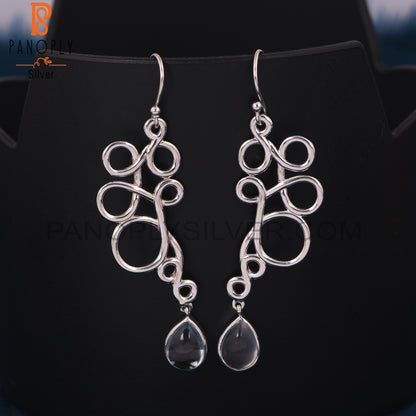 Squiggle Shape Dangle Earrings