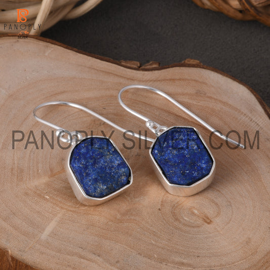 Pure 925 Sterling Silver Gemstone Statement Earrings