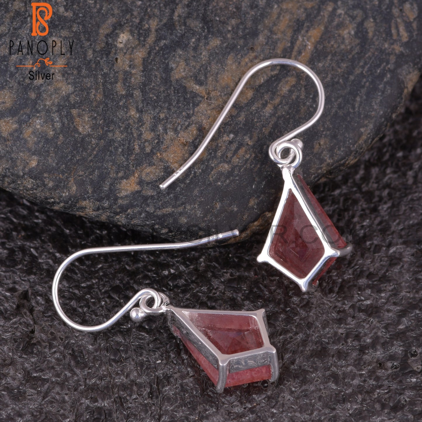 Strawberry Quartz 925 Stamp Kite Unique Fine Jewelry