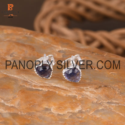 Heart shape Silver Stud Gift For Love