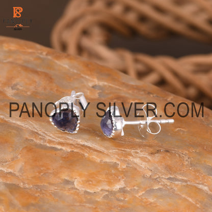 Heart shape Silver Stud Gift For Love