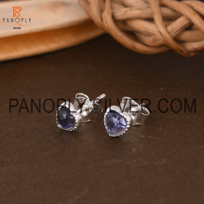 Heart shape Silver Stud Gift For Love