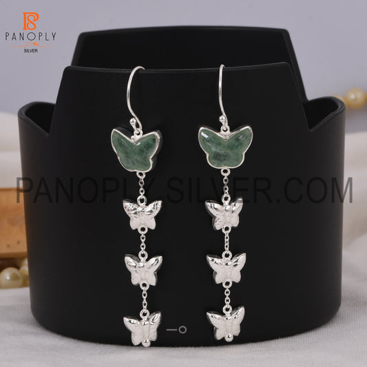 925 Sterling Silver Multi Butterfly Shape Earring