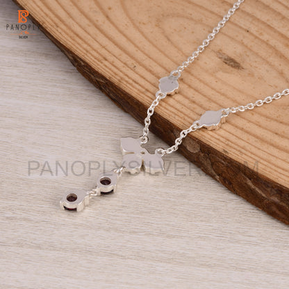 Garnet 925 Silver Pendant Birthstone Jewelry