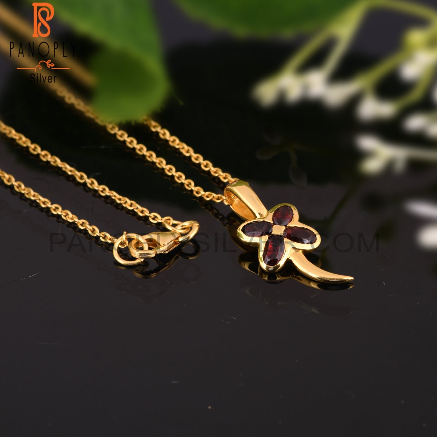 925 Sterling Silver Flower Charm Women Wedding Pendant Necklace