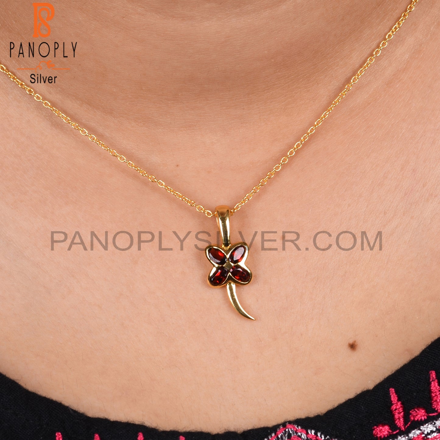925 Sterling Silver Flower Charm Women Wedding Pendant Necklace