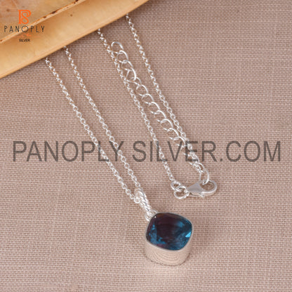 Alexandrite Cushion Cut 925 Quality Silver Pendants