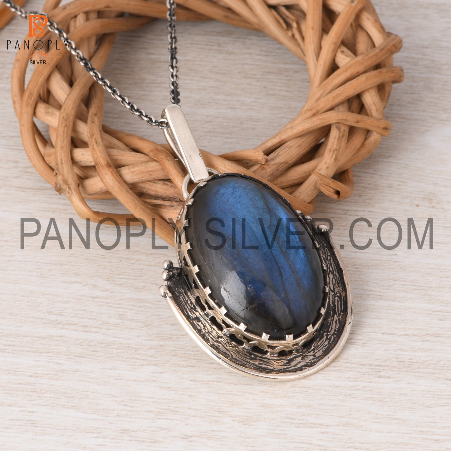 Labradorite 925 Sterling Silver Jewelry Pendant for Women