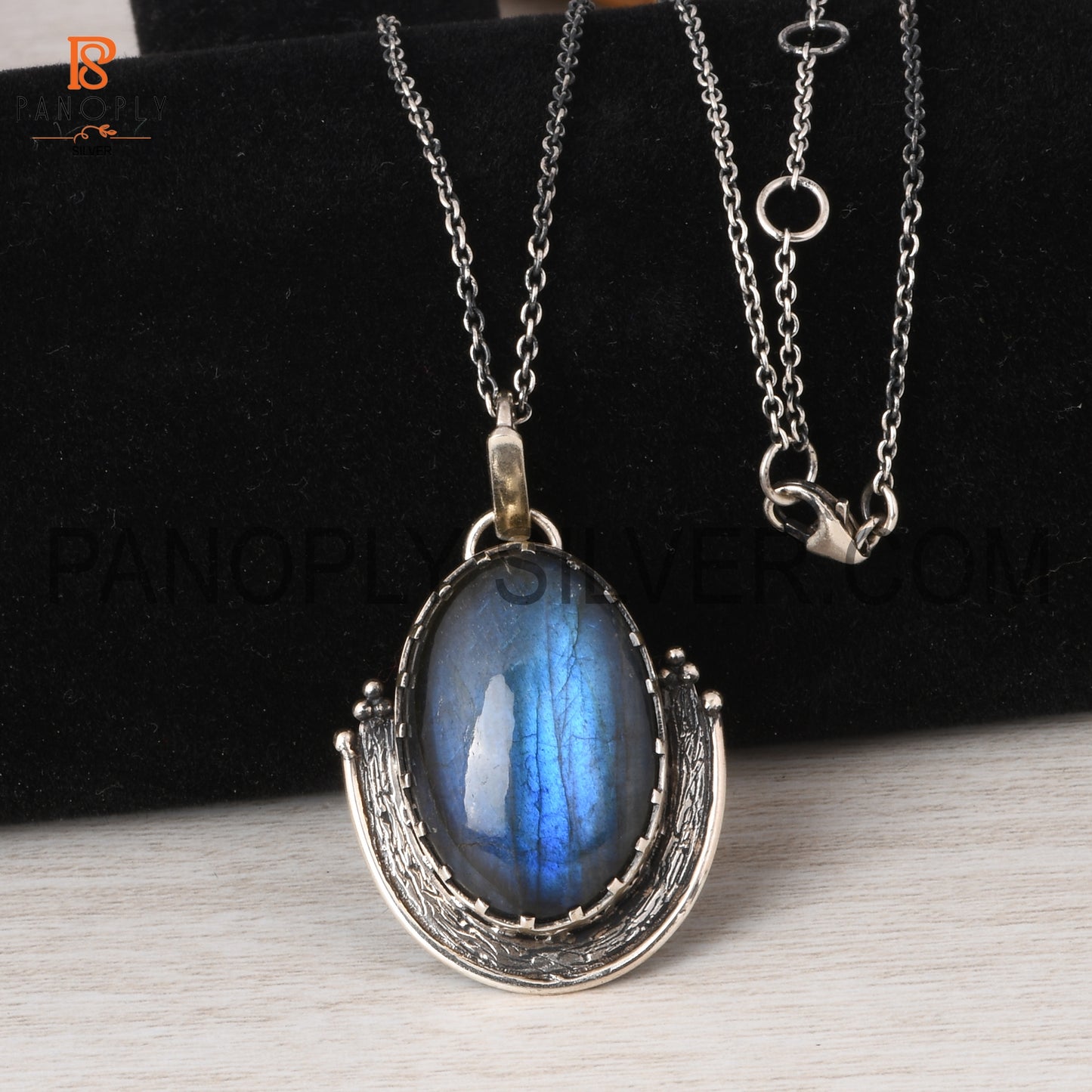 Labradorite 925 Sterling Silver Jewelry Pendant for Women