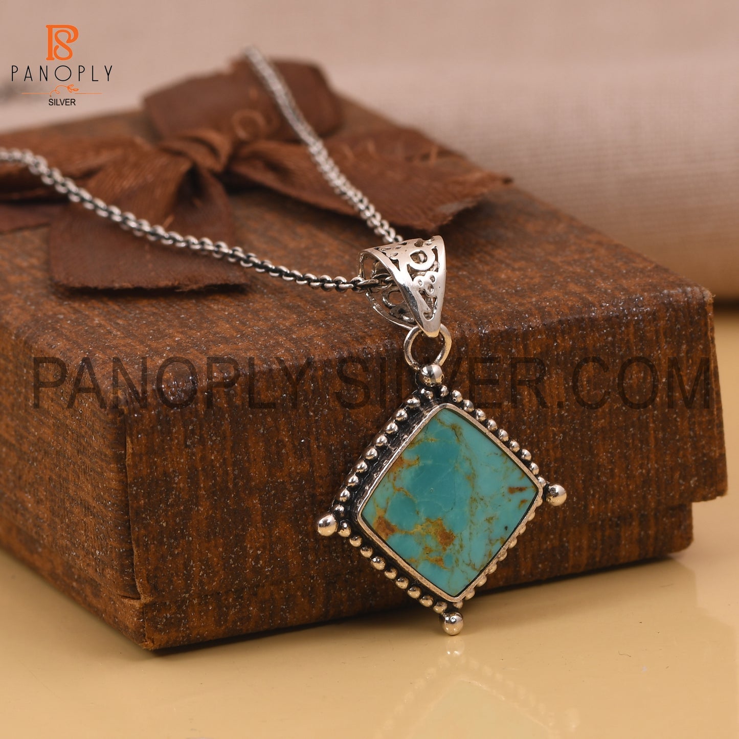 Kingman Square 925 Silver Western Jewelry For Women