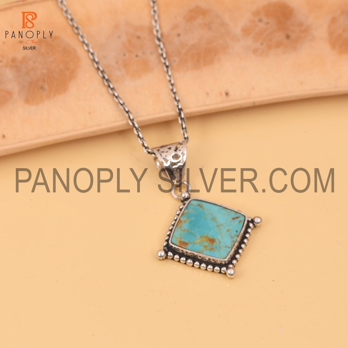 Kingman Square 925 Silver Western Jewelry For Women