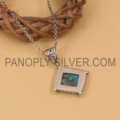 Kingman Square 925 Silver Western Jewelry For Women