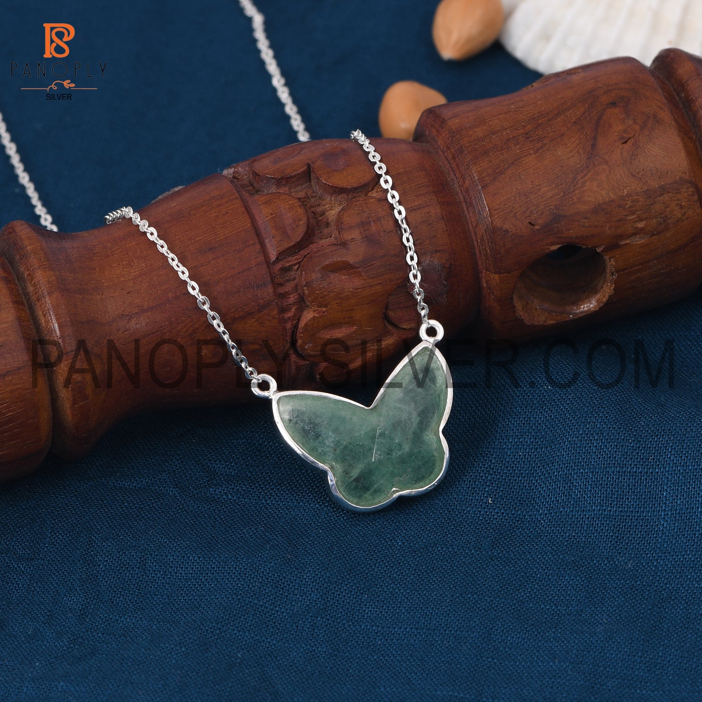 Butterfly 925 Silver Chain Adjustable Pendant