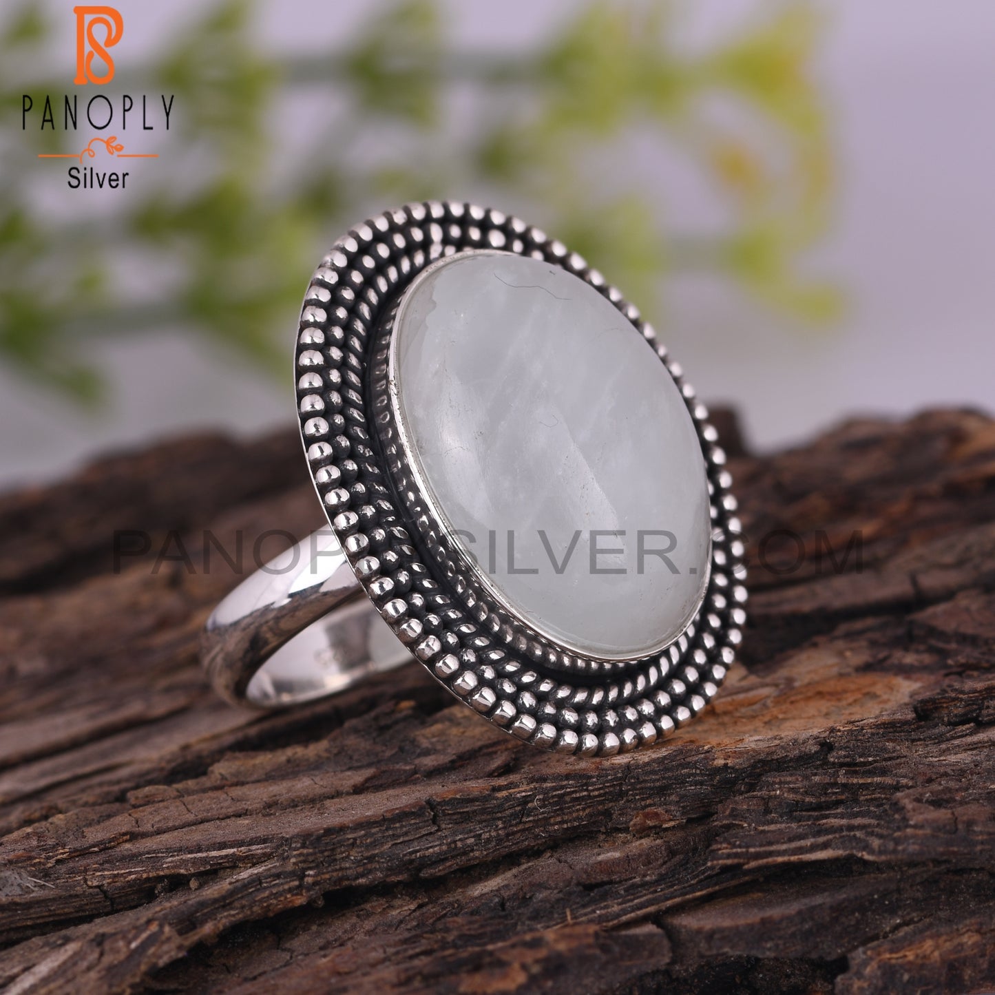 Aquamarine Oval Shape 925 Sterling Silver Rings