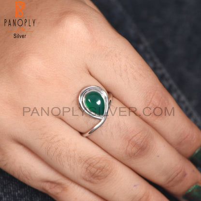 Green Onyx 925 Sterling Silver Gem Womens Jewelry
