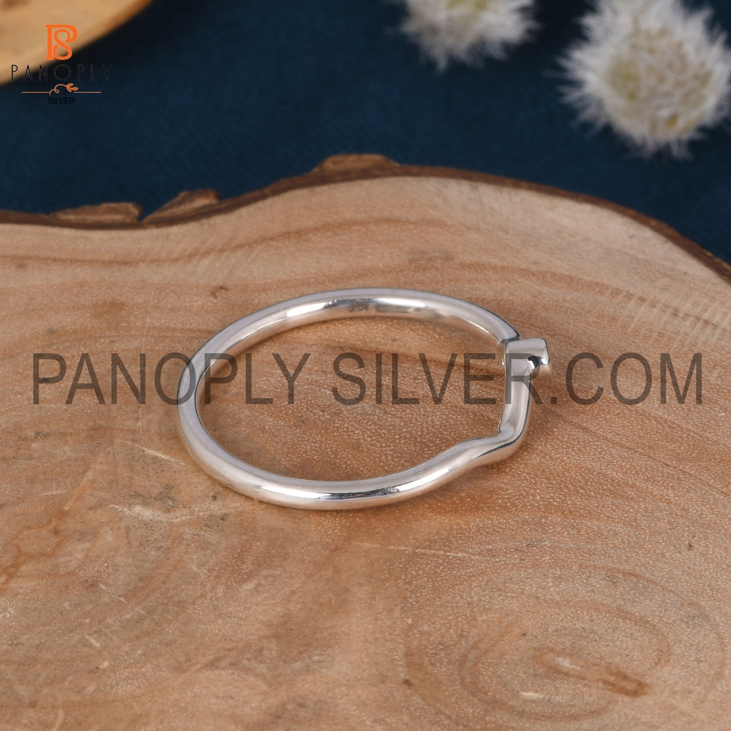 Ruby Chevron Gemstone 925 Sterling Silver Rings For Girls