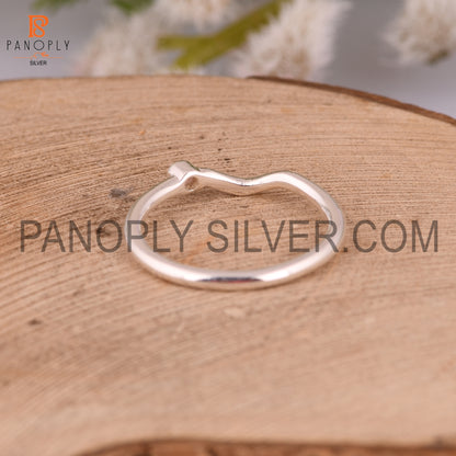 Pink Tourmaline 925 Starling Silver Ring For Anniversary