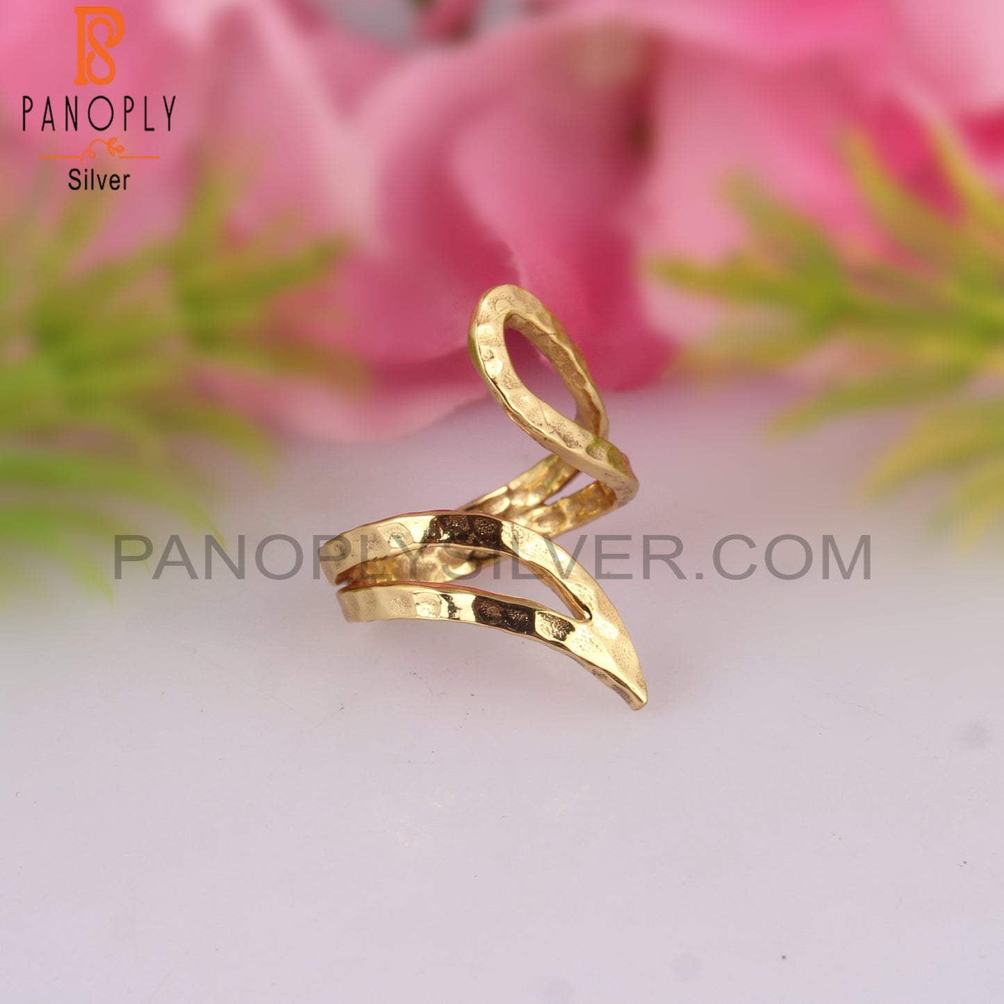 Wave Criss Cross 925 Quality Bypass Rings for Girls & Men