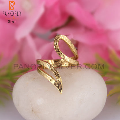 Wave Criss Cross 925 Quality Bypass Rings for Girls & Men