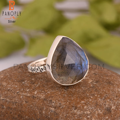Labradorite 925 Sterling Silver Unique Ring