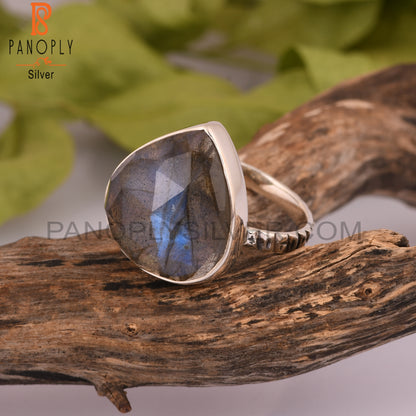 Labradorite 925 Sterling Silver Unique Ring