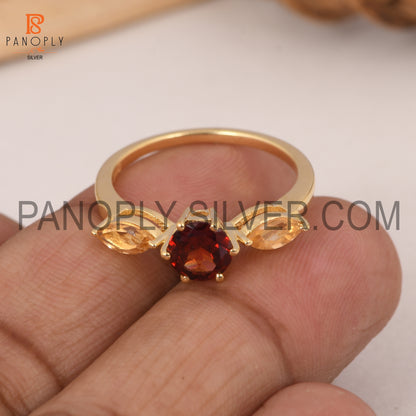 0.5 Mic 18k Gold Plated Wedding For Women's Ring