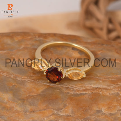 0.5 Mic 18k Gold Plated Wedding For Women's Ring