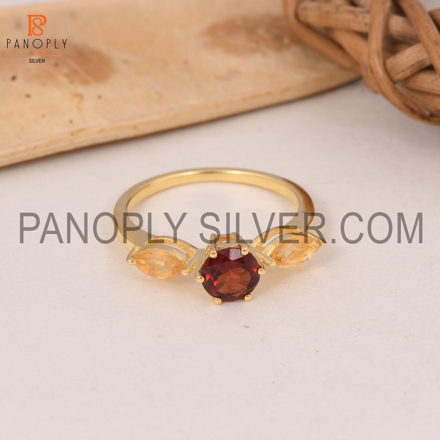0.5 Mic 18k Gold Plated Wedding For Women's Ring