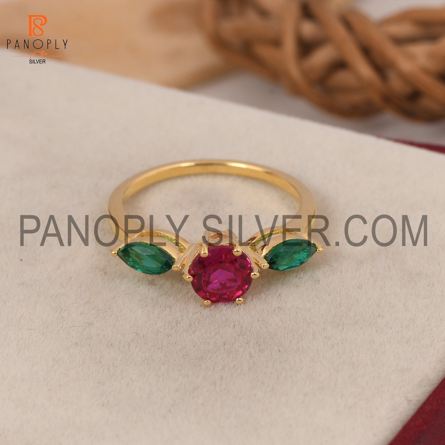 18k Gold Plated Wedding For Girls Ring