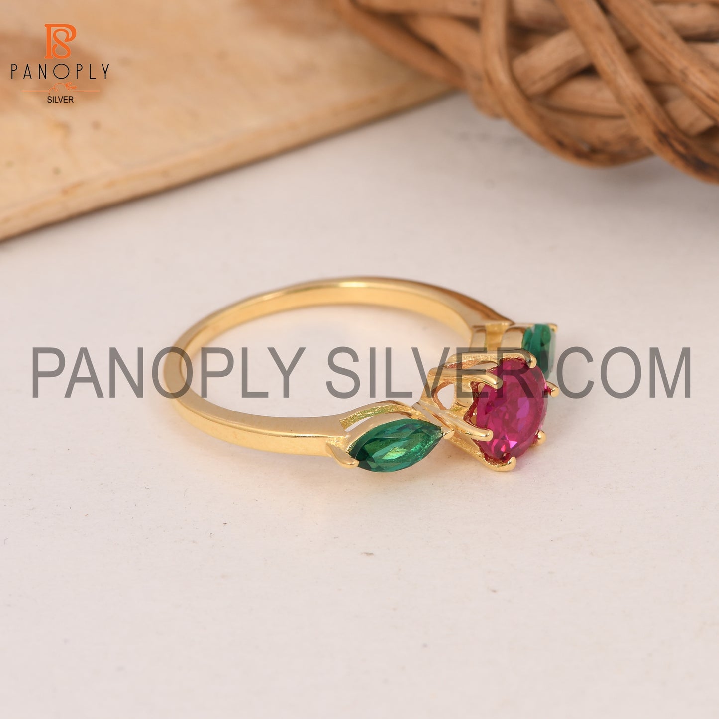 18k Gold Plated Wedding For Girls Ring