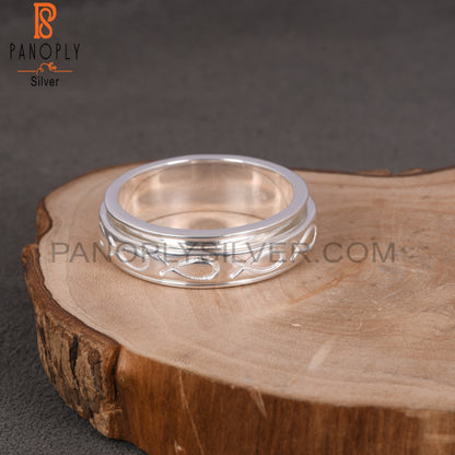 925 Qulity Ichthys Fish Rings