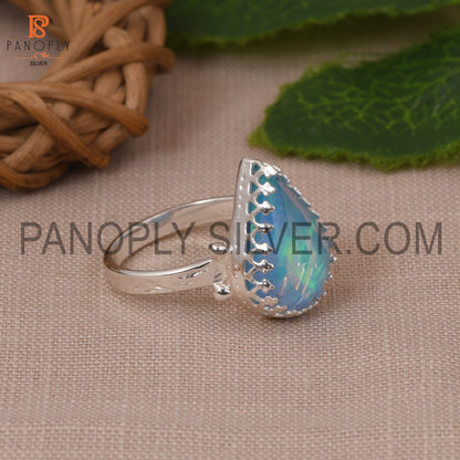 Beautiful Shining Stone 925 Silver Ring Gift for Mom