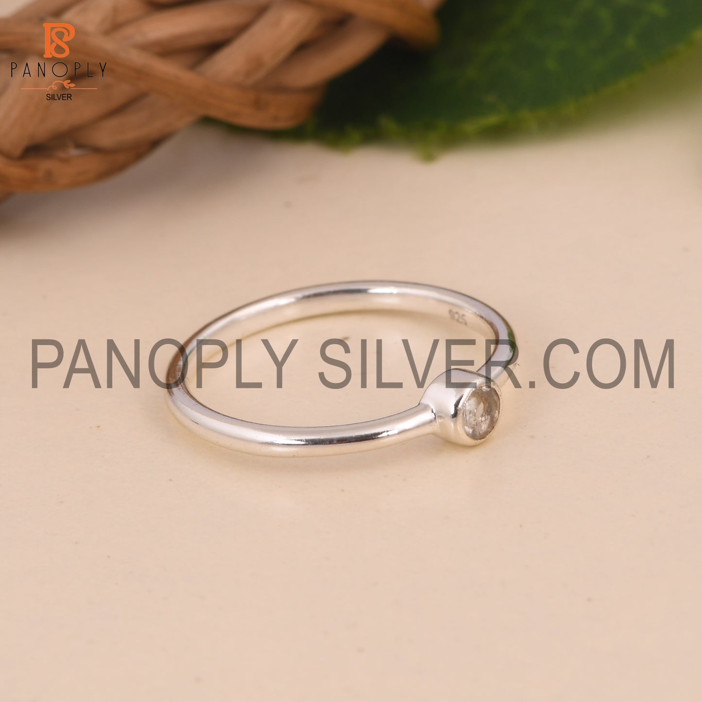 Green Amethyst Statement Ring Gift For Sister, Minimalist Rings