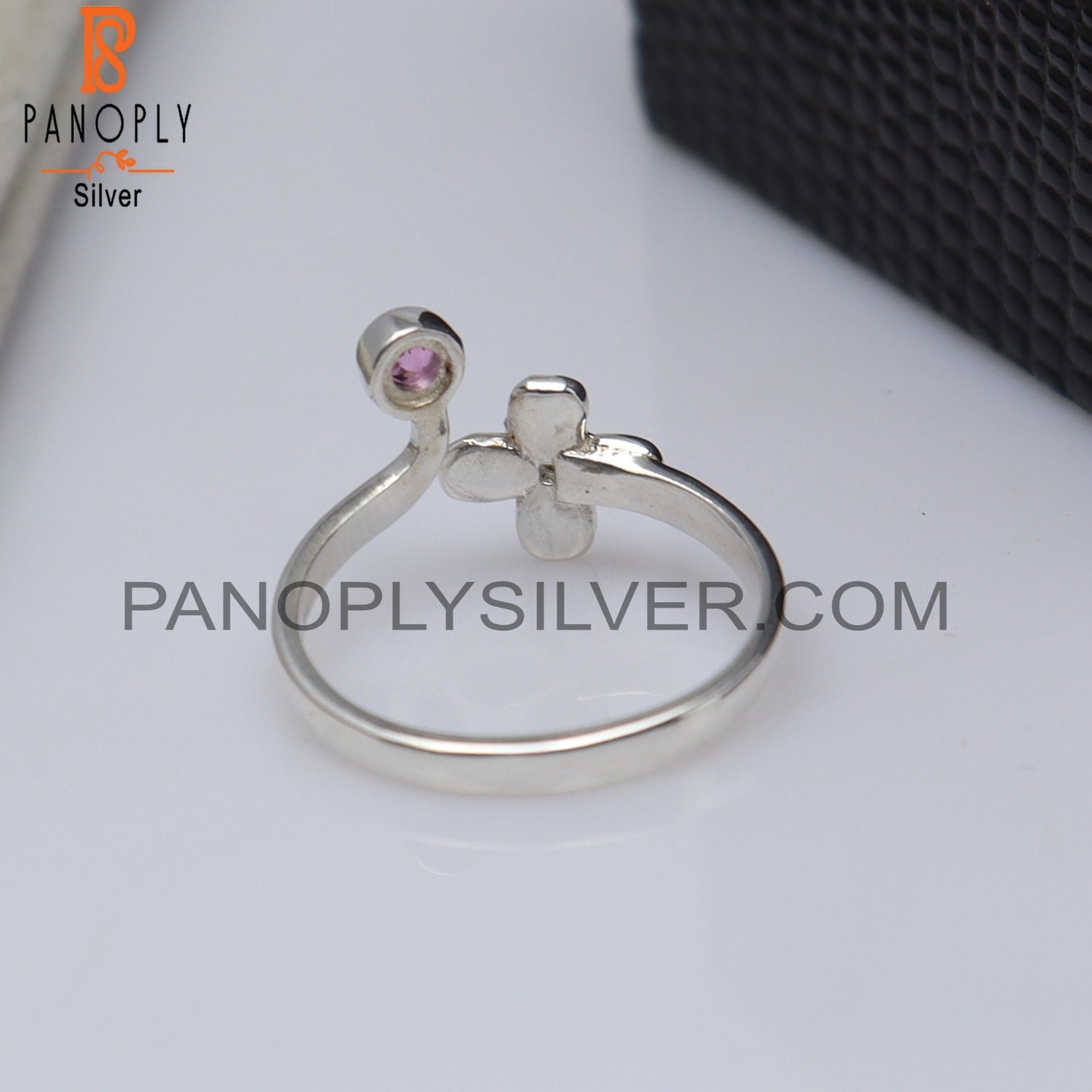 Vintage Pink Topaz Engagement Floral Beauty Rings
