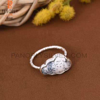 Dendrite Cloud Shape Rings For Women