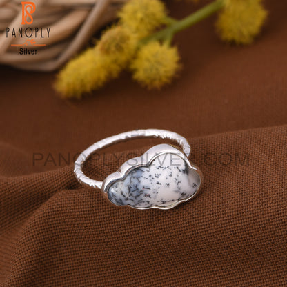 Dendrite Cloud Shape Rings For Women